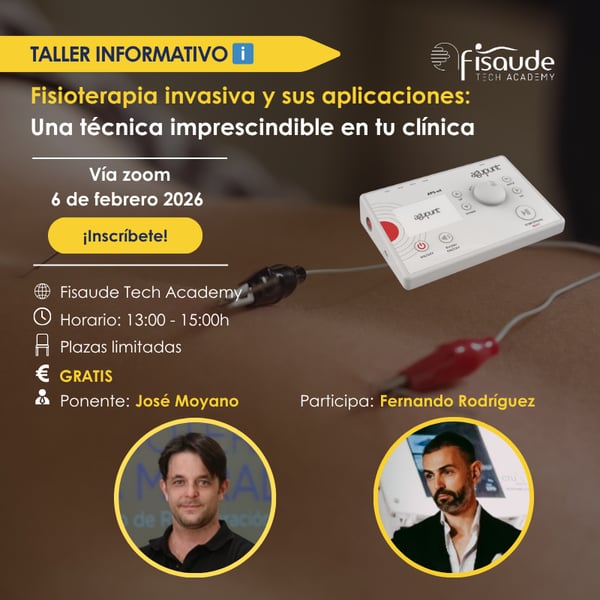 Fisioterapia invasiva y sus aplicaciones: Una técnica imprescindible en tu clínica - 6 de febrero 2026 - ZOOM
